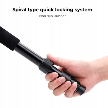 Штатив K&F Concept O234A2+BH-36, 163 см, чорний