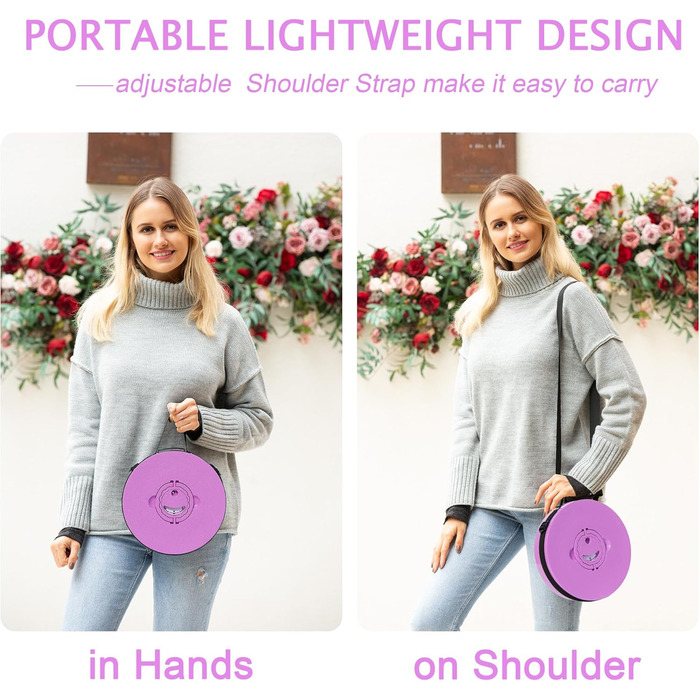 Складаний стілець Alevmoom з подушкою, телескопічний, 50см, 450кг, для кемпінгу та риболовлі (Новий фіолетовий)