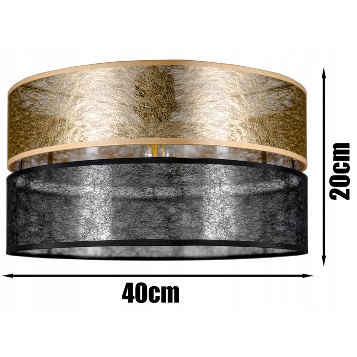 Підлогова лампа Glimex MODERN E27 60 Вт, бежевий, чорний, жовтий