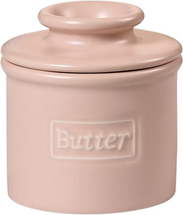 BB-CCSAND The Original Crock by L. Tremain, Cafe Collection-Pale, Bone China, Light Sandalwood, Matte