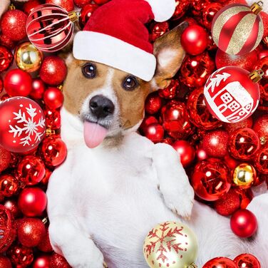 Набір прикрас на ялинку 44 шт: сині та золоті кулі для ялинки 6см та 3см, для дому та вулиці