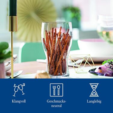 Villeroy & Boch Purismo Пивні Келихи 2 шт, 650 мл, Кришталь, Прозорі