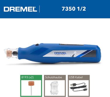Dremel 7350 - Шліфувальний інструмент для догляду за кігтями домашніх тварин (собаки, коти)