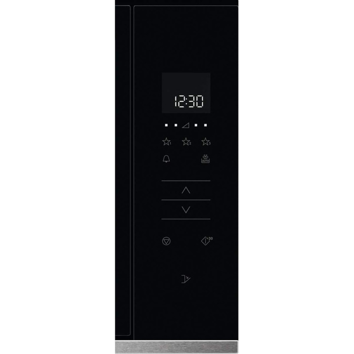 Вбудована мікрохвильова піч Zanussi ZMSN5SX, 800 Вт, 17 л, чорний/нержавіюча сталь