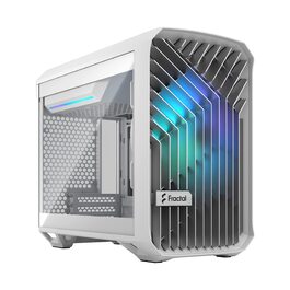 Корпус для ПК Fractal Design Torrent Nano RGB White - ігровий mATX з RGB-вентилятором 180мм та скляною панеллю