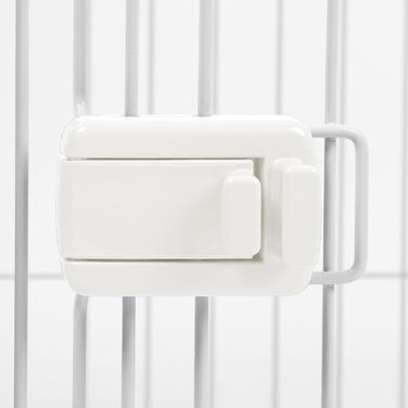 Вольєр для цуценят Iris Ohyama з замком та знімним дахом, білий, 113x79x60 см. Підходить для собак та котів, для використання в приміщенні та на вулиці