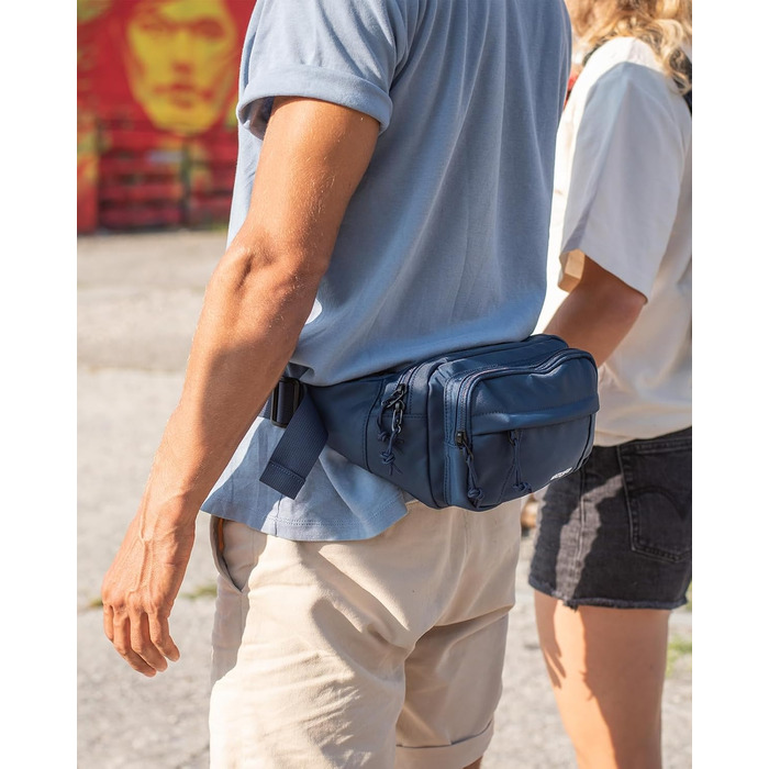 Водонепроникна поясна сумка Waterfly: стильна фанна-сумка для спорту, подорожей та прогулянок (темно-синій)