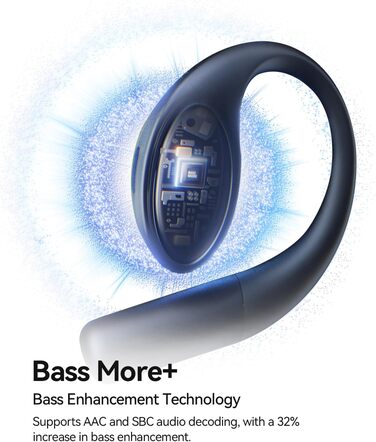 1MORE S51 навушники відкритого типу, ультралегкі, Bluetooth, 40 годин, IPX5, Bass More+ технологія