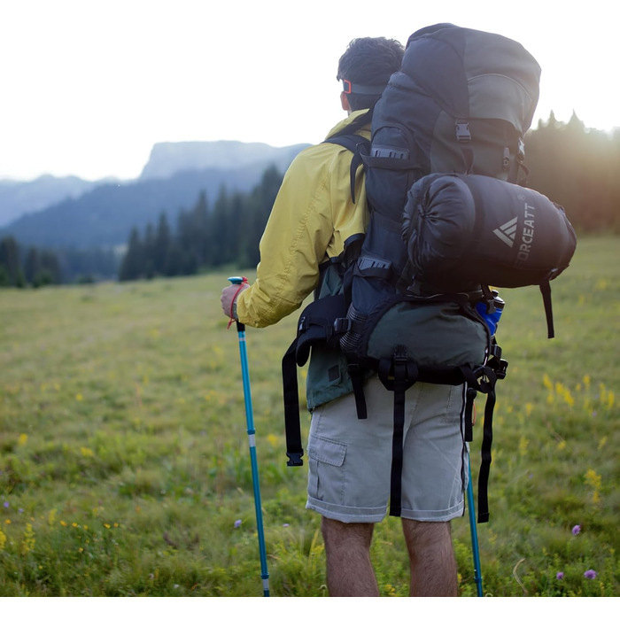 Сплячий мішок Forceatt -10°C~15°C, 4 сезони, для дорослих, водонепроникний, ультралегкий, для кемпінгу, подорожей, туризму та відпочинку. -10°C, синій