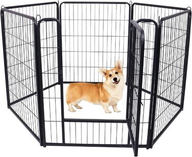 Забіг для цуценят Froadp 6-TLG, вольєр для собак, огорожа для цуценят 65x80 см, 6 елементів