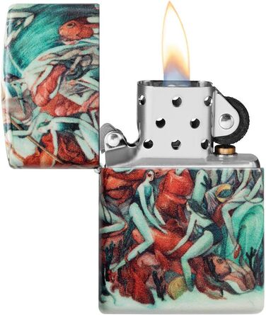 Запальничка Zippo 540 Color із малюнком Marija Tiurina, зелена, універсальний розмір