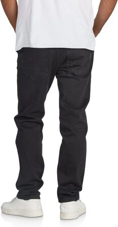 Чоловічі джинси Denimfy Stretch Straight Fit DFMiro, бавовна, блакитні, чорні, сірі, розміри 30-40 / 32L-36W