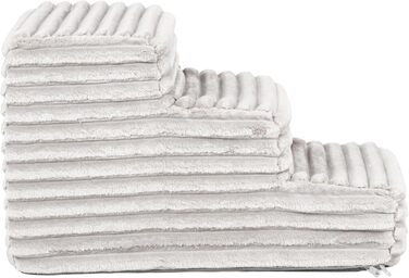 Сходинка для тварин Boutique Zoo: 30 см, 3 сходинки, для собак та котів | З м'якого велюру, для ліжка та авто