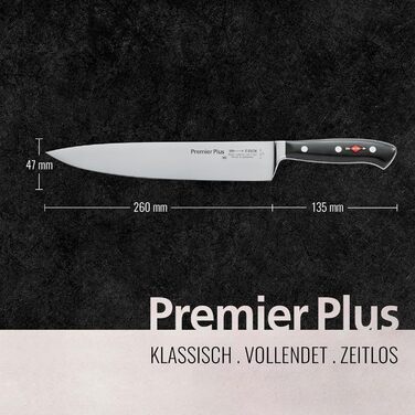 Ніж кухонний F. Dick Premier Plus 26 см (X50CrMoV15, нержавіюча сталь, 56 HRC)