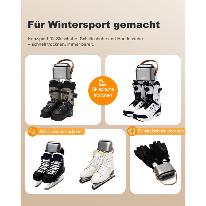 Сушарка для взуття електрична SOTHING 95W з озонуванням, 3 режими, таймер до 9 годин, для лижних черевиків