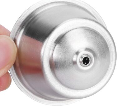 Reusable Stainless Steel Coffee Capsules for Refilling - Refill Capsule Coffee Filter for Dolce Gusto Coffee Machine (Yellow)