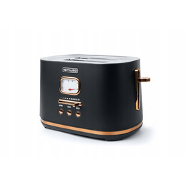 Тостер Muse 436420, чорний, 1000 Вт
