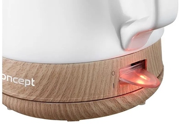 Електричний чайник Concept RK0060, 1200 Вт, 1 л, білий, керамічний