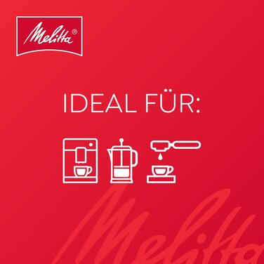 Кава в зернах Melitta Barista Caffè Crema, середній обсмаження, міцність 3/5, 1 кг