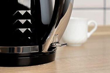 Електричний чайник Eldom C270C | 1.7 л, чорний, ретро дизайн | Чайник для чаю з індикатором рівня води