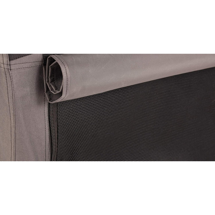 Кія для собак, переноска для собак, вольєр для собак 122x79x99 см (сірий)