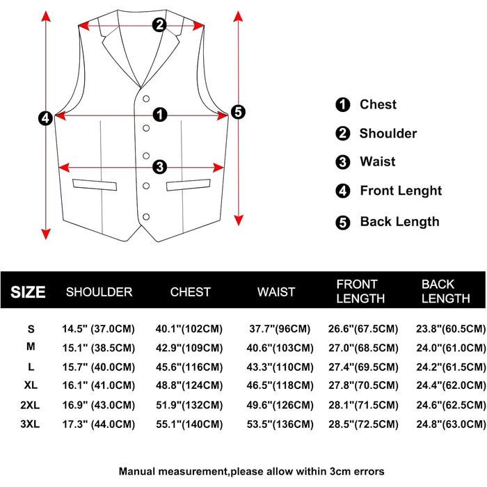 Костюмний аксесуар Dibangu: жилет, краватка, хустинка, запонки, лапільєрний шпилька (7 шт.) - Шовк, Пайслі, Чорний та золотий, XXL