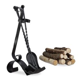 Relaxdays Antique Fireplace Set, 4-Piece