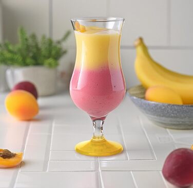 Набір склянок для коктейлів Krosno Glasmark: 6 шт, 420 мл, різнокольорові