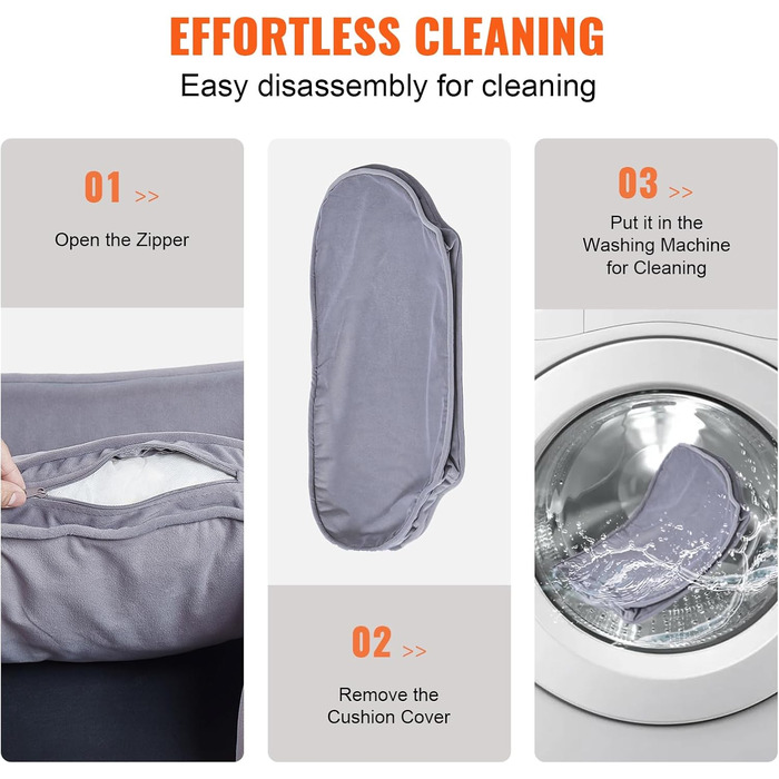 Крісло-лежанка для домашніх тварин VEVOR, лежанка для собак та котів, м'яка велюрова лежанка, витримує до 30 кг, сірий колір, розмір King (британський стандарт)