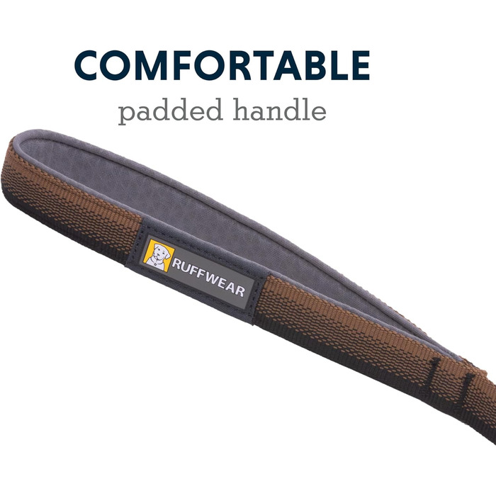 RUFFWEAR Front Lead, lightweight, 1.5 m, Strong lead with padded handle and secure swivel Crux Clip, compact, flat Tubelok webbing, Moonlight Fade