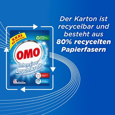 Пральний порошок Omo XXXL для прання, 85 циклів, 5.1 кг