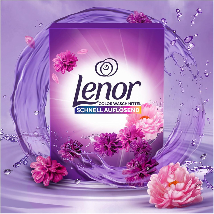 Пральний порошок Lenor Amethyst Blütentraum для прання білизни, 90 прань