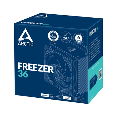 Кулер для процесора Arctic Freezer 36 (LGA 1851, 1700, AM5, AM4)