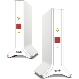 Набір FFRITZ!Mesh 4200 (2 шт.) - Mesh-система Wi-Fi 6 (Triband), до 4200 Мбіт/с, охоплення до 5 кімнат, для міжнародного використання