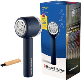 Електричний видалення ворсу Russell Hobbs Revive: портативний, USB-C, з функцією всмоктування, для одягу та текстилю