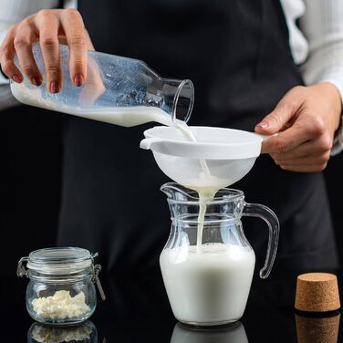 Набір сит для кухні з нержавіючої сталі (4 шт.), сито для пасти, сито для борошна, кухонне сито, набір дрібних сит