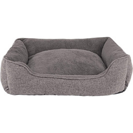 Килимок для собак Lionto знімний, сірий, 75x60 см, м'який, з антиковзаючою основою