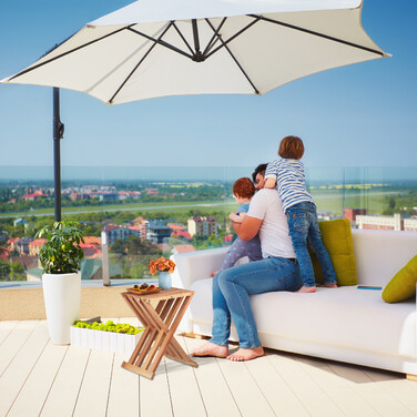 Розкладний стіл Relaxdays з дерева горіха