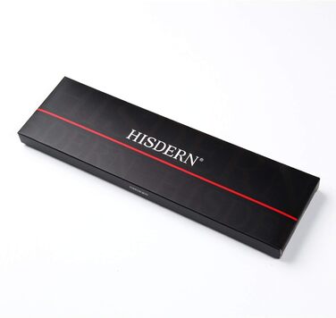 Комплект краватки для весілля HISDERN: краватка в клітинку, нагрудна хустинка, краватки-затискачі, нагрудні хустинки, мушлі, темно-синій