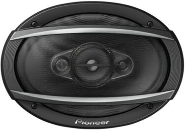 Автомобільні коаксіальні динаміки Pioneer TS-A6960F 6x9 дюймів, 4-смугові, 450Вт, комплект з 2-х, потужний звук, висока чутливість, монтаж 72 мм, решітка в комплекті