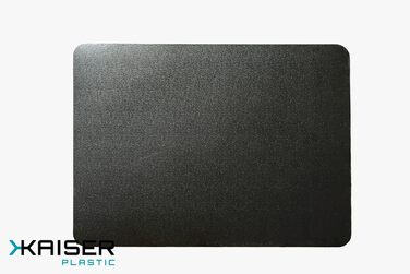 Килимок для гриля Kaiser plastic® 90x120 см, чорний, Made-in-Germany, для тераси, саду, балкону, з PC