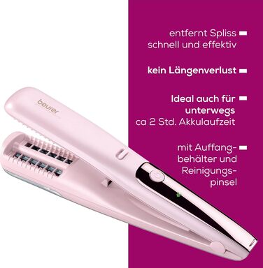 Фен Beurer HC 25 з іонізацією, 1600 Вт, складний, для подорожей, універсальне живлення 110-240V, видалення січки