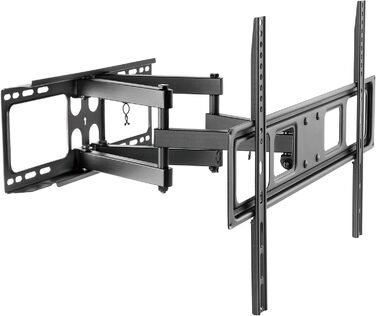 Кріплення для телевізора PureMounts, настінне, універсальне, нахильне та поворотне, VESA 200x200 мм, для телевізорів та моніторів (32-70 дюймів), чорний