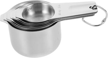 MAGICLULU 3-Piece Baking Tool Set, Paper Coffee Cups with Lids, Measuring Spoons, Bowl Holder Clips, Latte Glasses, Modern Adjustable Cutlery, Automatic Bottle Opener, Gold, Silver, Stainless Steel