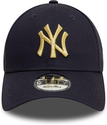 Кепка New Era Basecaps 9Forty з регульованим розміром, особливі дизайни, вигнутий козирок, логотип New York Yankees (#37295)