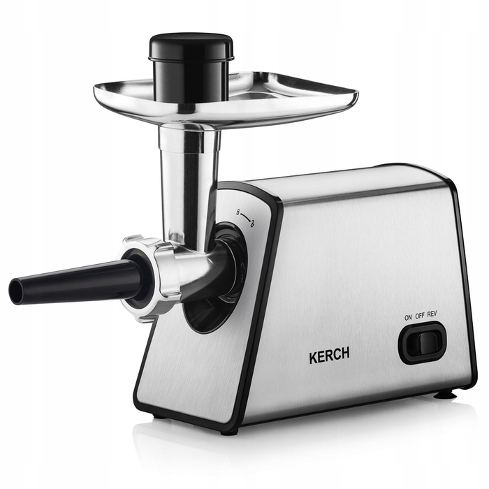 М'ясорубка Kerch OMEGA 1900W, сріблястий/сірий, 600 Вт