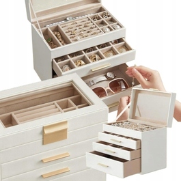 Ексклюзивна шкатулка для прикрас — місткий та елегантний куфер