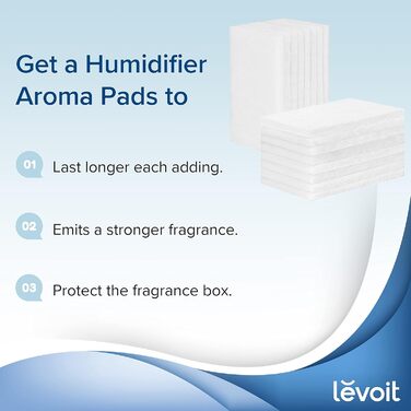 Зволожувач повітря LEVOIT Top-Fill для дитячої кімнати та спальні, тихий (23dB), автоматичне вимкнення, 360° регулювання, 16 арома-паді, для дітей, рослин