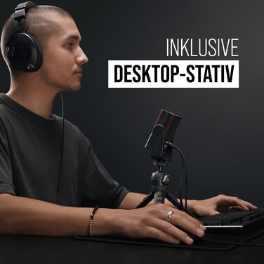 RØDE X XCM-50: Професійний USB-мікрофон з конденсатором для стрімінгу та ігор, чорний