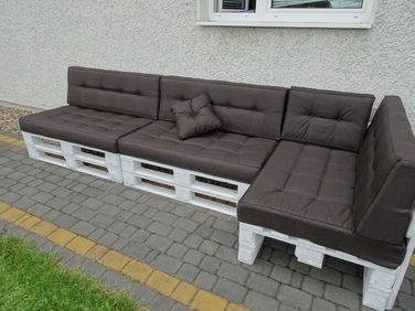 Подушка 120 x 60 x 15 см, чорна